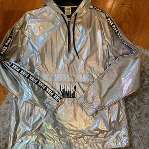 Pink xs windbreaker